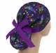 Медична шапочка жіноча PonyTopHat універсальна принт Анестезія - зображення 1