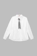 Рубашка однотонная для девочки Vio Faloni 3302 158 см Белый (2000990494993D)(SC) shop (2000990494993) - изображение 7