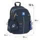 Рюкзак шкільний KITE Education K25-771S-5 Goal Time /K25-771S-5/ - зображення 3