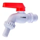 Пивний кран PVC (White+red) Plamix PVI-1/2" (PM0631) - зображення 2