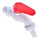 Пивний кран PVC (White+red) Plamix PVI-1/2" (PM0631) - зображення 3
