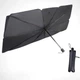 Зонт на лобовое стекло в авто Car Umbrellas Чёрный Солнцезащитная шторка Автомобильный козырек для защиты от солнца - изображение 1
