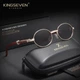 Жіночі поляризаційні сонцезахисні окуляри KINGSEVEN 1326 Gold Gray - зображення 1