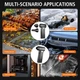 Портативный турбовентилятор с пылесосом 2в1 130000 Turbo Jet Fan для авто 5000мАч 4 режима Фонарик - изображение 7