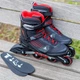 Роликові ковзани Rollerblade Zetrablade black-red 290 86B0751470-ND01 - зображення 7