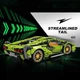️ Конструктор машинка на радіокеруванні, підсвітка автомобіля і фар Lamborghini Green – 1299 деталей, 1:14 - зображення 4