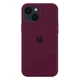 Чохол силіконовий Epic Premium Silicone Case Full для Apple iPhone 15 Marsala - зображення 1