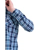 Рубашка мужская regular fit (свободная) Lee Cooper 10296115.186 M синяя (5942723141422) - изображение 8