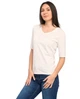 Футболка жіноча з рукавом середньої довжини Lee Cooper 20196116.W13 L кремова (5942723034007) - зображення 7