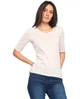 Футболка жіноча з рукавом середньої довжини Lee Cooper 20196116.W13 L кремова (5942723034007) - зображення 8