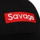 Кепка Бейсболка логотип Savage с изогнутым козырьком Черный, Унисекс WUKE One size - изображение 2