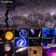Проектор-нічник зоряного неба Galaxy Projector - Домашній світильник-планетарій 360°, з 13 космічними слайдами та таймером сну - изображение 5