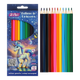 Кольорові олівці ZiBi Unicorn тригранний корпус 12 кольорів (ZB.2454) - зображення 2