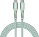 Кабель Verbatim 60 Вт, USB-C–USB-C, 120 см Зелений (31864) - зображення 3