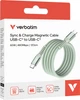 Кабель Verbatim 60 Вт, USB-C–USB-C, 120 см Зелений (31864) - зображення 4