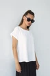 Біла шовкова футболка FashionYouWant 4XL білий 43450174 - зображення 4
