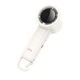 Портативний ручний вентилятор Hoco HX63 Fashion high-speed handheld fan 2000mAh |5 швидкостей, до 6 годин роботи, тихий, карабін, підставка, LED дисплей| Білий - зображення 6