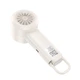 Портативний ручний вентилятор Hoco HX63 Fashion high-speed handheld fan 2000mAh |5 швидкостей, до 6 годин роботи, тихий, карабін, підставка, LED дисплей| Білий - зображення 7