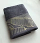 Махровое гладкокрашеное полотенце Full textile Бали 70х140 антрацит - изображение 1