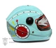 Шолом MotoTech HF-909 SKY BLUE/E28 (дитячий закритий біле скло) Розмір - S - зображення 3
