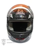 Шлем закрытый MotoTech WLT-106 Черно-белый ( size: M) - изображение 3