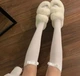 Гольфы длинные кружевные ажурные гипюровые аниме косплей Jk Tie белые One size - изображение 3