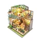 3D Румбокс "Цветочный дом" Миниатюрный Кукольный Домик DIY DollHouse Diorama от HongDa с освещением (DG16) - изображение 3
