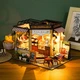 3D Румбокс "Пекарня" Миниатюрный Кукольный Домик DIY DollHouse Diorama от HongDa с освещением (DG178) - изображение 3