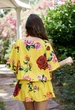 Короткая пляжная туника на завязке Indiano 2328 N-25C One Size Желтый - изображение 2