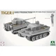 Збірна модель 1/35 Танк Тигр I Ранній випуск Командний тигр Sd.Kfz.181 Pz.Kpfw.VI Ausf.E (з фігуркою Міхаеля Віттмана) Takom 2195 - изображение 4