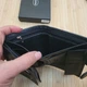 Вертикальный черный кожаный кошелек мужской М 1 - изображение 7
