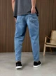 Мужские джинсы Difransel бананы 36 голубые потертые - изображение 6