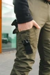 Чоловічі штани джогери Intruder бавовняні S хакі - зображення 7