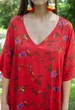Длинная туника большого размера Indiano 2523 N-16V 52(3XL) Красный - изображение 2