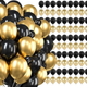 Balony Springos PS0048 100 szt Złoty-czarny (5907719458670) - obraz 5