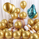 Balony Springos PS0048 100 szt Złoty-czarny (5907719458670) - obraz 6