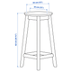 Барный стул RAVSTEN IKEA 305.970.55 - изображение 4