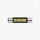 Лампа LED цоколь Festoon 28 6.3 мм (C3W) 12 В SMD 4014*09 (білий) - зображення 2