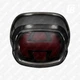 Ліхтар задній 03 для мотоциклів Harley-Davidson LED чорний корпус тоноване скло (червоний) - зображення 4