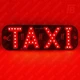 Табличка светодиодная (LED) TAXI такси подключение по USB 19 см * 6.5 см SMD 2835*45 чёрная основа (красный) - изображение 6