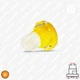 Лампа LED цоколь T4.2 (Neo Wedge 6 мм 10 мм) с линзой 12 В DIP 5 мм*01 (оранжевый) - изображение 1