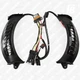 Указатели поворота (поворотники) и ДХО 01 для мотоциклов Harley-Davidson FLTR (2015+) LED чёрные 2 шт. (оранжевый + белый) - изображение 4
