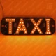 Табличка светодиодная (LED) TAXI такси подключение по USB 19 см * 6.5 см SMD 2835*45 чёрная основа (оранжевый) - изображение 6
