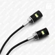Подсветка номера или габаритные огни светодиодные (LED) Ø12 мм SMD 5630*01 чёрные 2 шт. (белый) - изображение 2