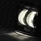 Фара FlareBeam WL-20S2 дополнительного света светодиодная (LED) 20 Вт квадратная 3" 12–24 В ETi*04 ближний (белый оранжевый) - изображение 5