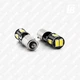Лампа LED цоколь BAX9s (H6W 64132 смещение 150°) с обманкой 12 В SMD 5630*06 (белый) - изображение 3