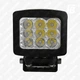 Фара Flarebeam WL-90S додаткового світла світлодіодна (LED) 90 Вт квадратна 5.5 12-24 В Cree09 spot - зображення 6