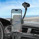 Автодержатель для телефона Hoco H38 Cheetah car holder (windshield) Black (6942007617208) - изображение 7