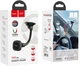 Автотримач для телефона Hoco CA55 Astute series windshield car holder Black/Gray (6931474707543) - зображення 8