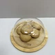 Блюдо-сырница бамбуковое с акриловой крышкой 19,5*19,5*8 см Eurogold 7016102487 - изображение 4